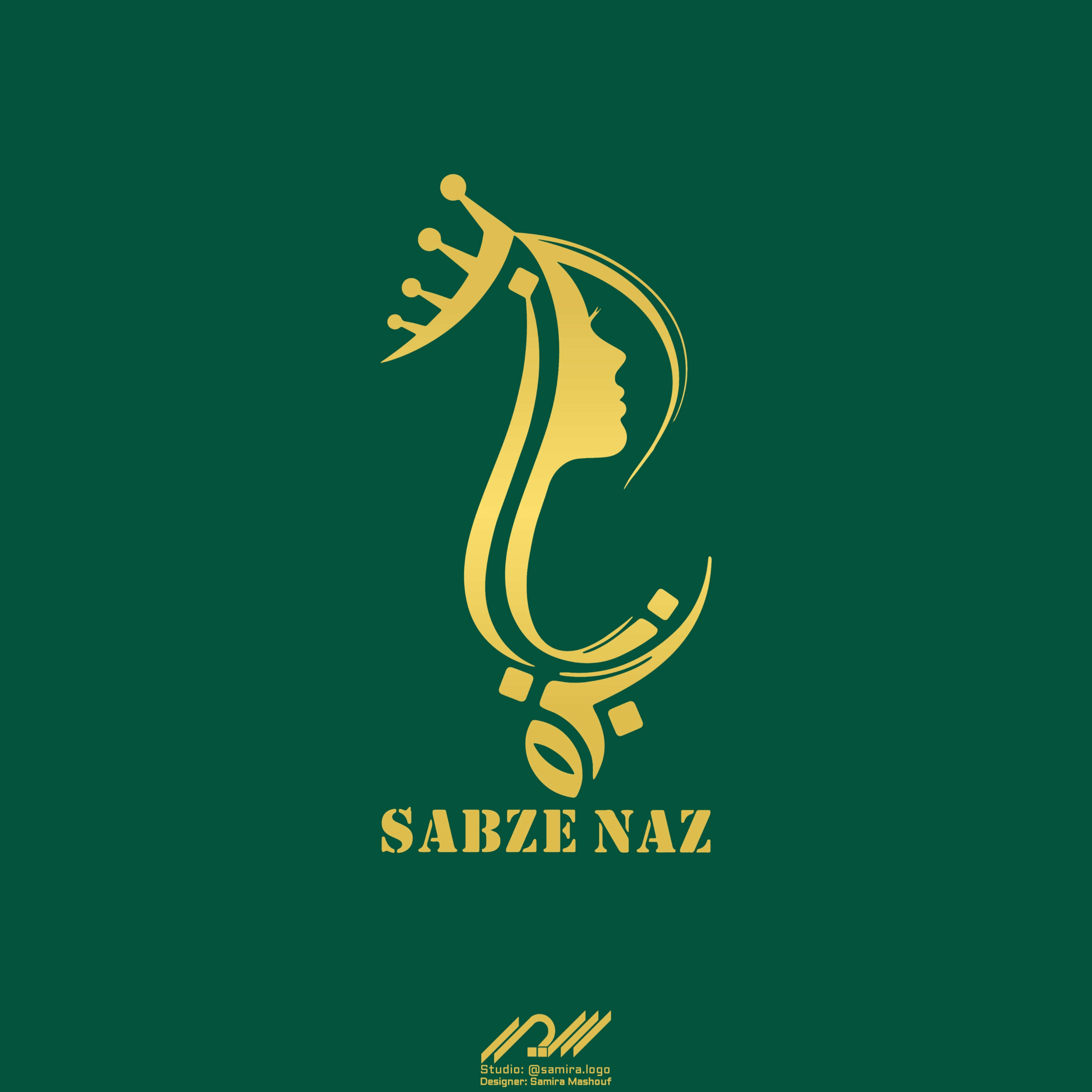 طراحی لوگو ترکیبی سروناز